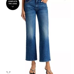 Mother The Mid Rise Rambler Ankle Jeans in Tambourine Man